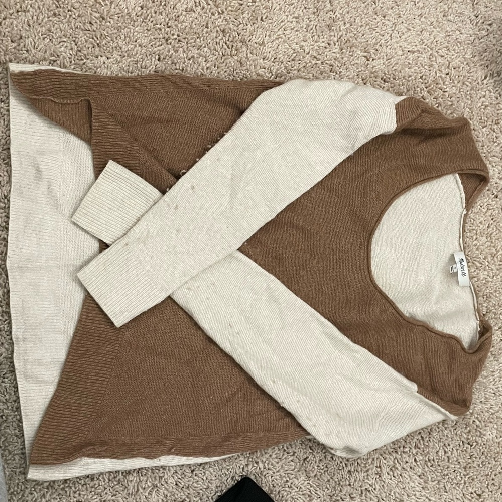 Madewell long sleeve thin sweater